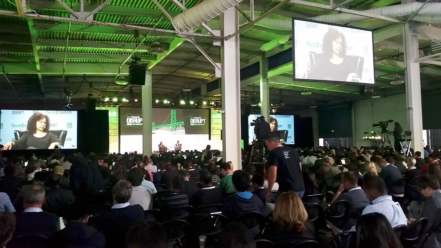 The crowd at TC Disrupt SF